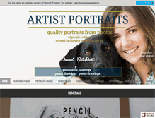 Tablet Screenshot of paintings-from-your-photos.com